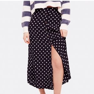 Free People Polka Dot Skirt